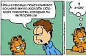  Garfield Comic auf Russisch